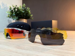 Gafas Oakley Radar EV Transparentes Rojas