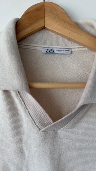 Polo Zara Beige Hombre