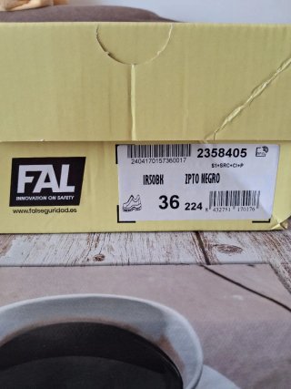 Zapatos de seguridad FAL mujer negros