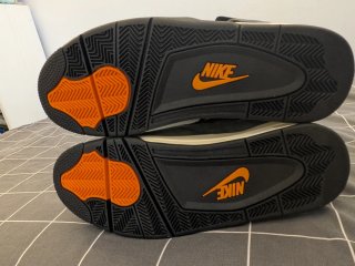 Jordan 4 Undefeated Verde Naranja