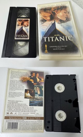 SET EXCLUSIVO TITANIC 1997 VHS CORAZON DE LA MAR..