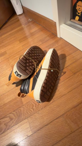 Zapatillas Vans Altas Marrones y Amarillas