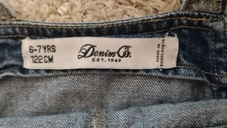 Falda peto vaquero Denim Co. Talla 6-7