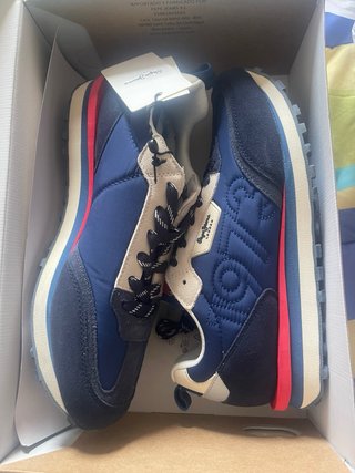 Zapatillas Pepe Jeans Hombre Beige/Azul