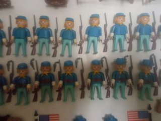 Playmobil Soldados Unión Vintage Oeste