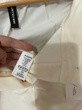 Pantalones cargo beige