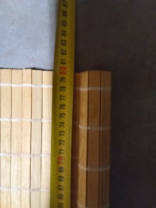 Tende in bambù beige