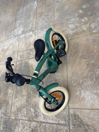 Bicicleta verde AMIGO