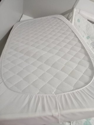 Cuna blanca con colchón