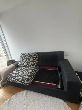 Sofá cama tela estampado floral