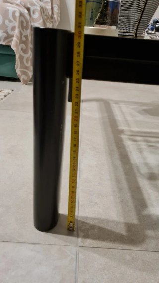 Tavolino quadrato in vetro e legno