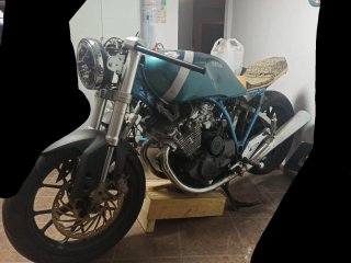 Yamaha XS400 Azul/Verde