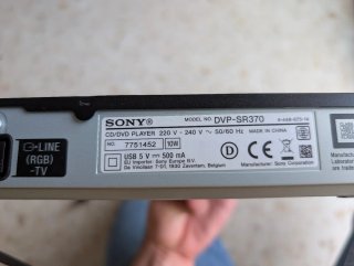 Reproductor DVD Sony DVP-SR370