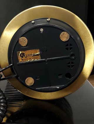 Telefono Vintage Ottone Dorato