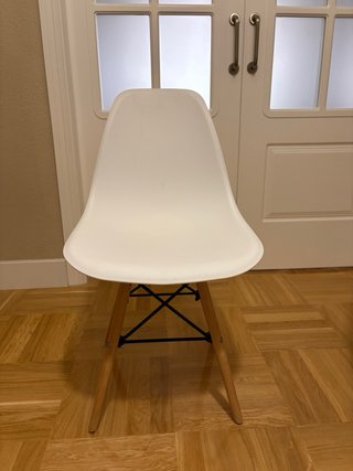 Confezione di 4 sedie bianche scandinave Jysk