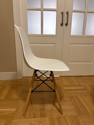 Confezione di 4 sedie bianche scandinave Jysk