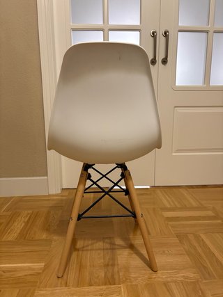 Confezione di 4 sedie bianche scandinave Jysk