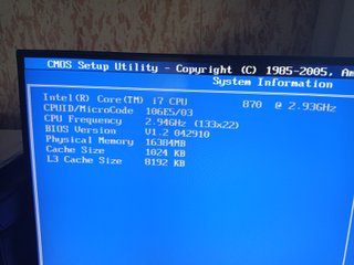CPU Intel i7-870 LGA1156