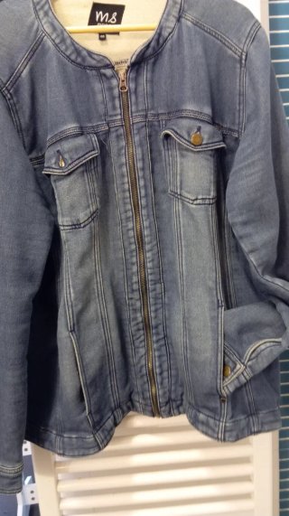 Chaqueta vaquera MS azul talla 48