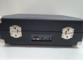 Tocadiscos Maletín Bluetooth USB AETKFO Negro