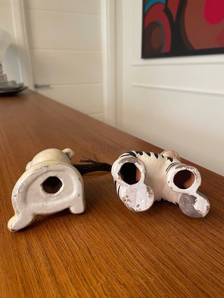 Zebra e Orsetto Ceramica Decorazioni
