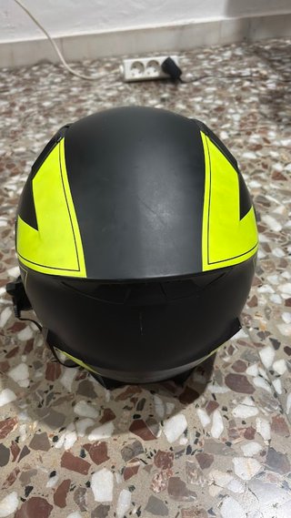 Casco Moto Course Surfer Negro/Amarillo