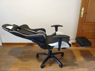 Silla Gaming Reclinable con Reposapiés