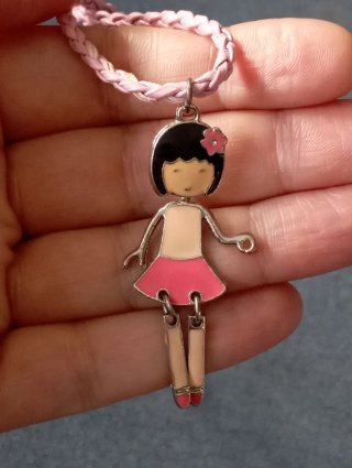 Collar Muñeca Articulada Esmaltada Lolilo