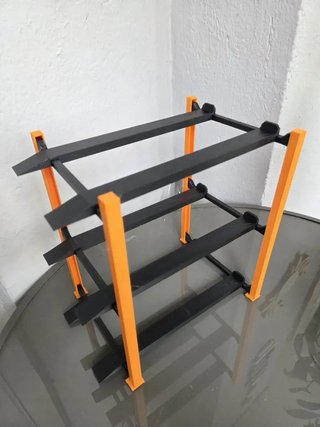 Elevador/expositor 3 niveles 3D 1/18 nuevo