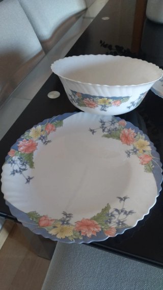 Vajilla Arcopal Flores