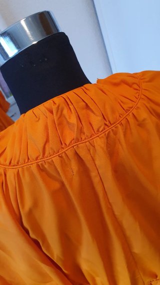 Vestido naranja boho talla S