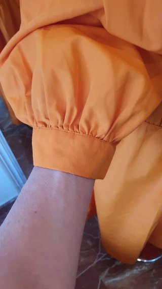 Vestido naranja boho talla S