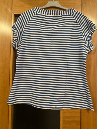 Camiseta Rayas Azul y Blanco