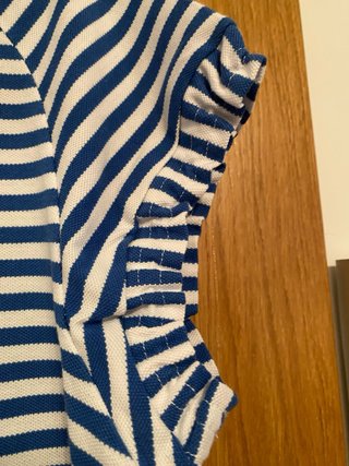 Camiseta Rayas Azul y Blanco