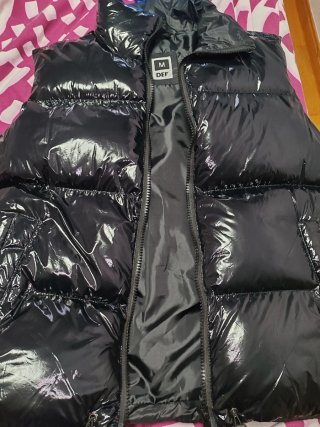 Chaleco DEF Talla M Negro Brillante