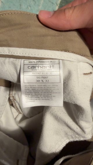 Pantalones Carhartt Beige