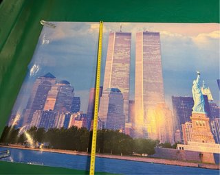Poster Nueva York Torres Gemelas vintage XL