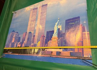 Poster Nueva York Torres Gemelas vintage XL
