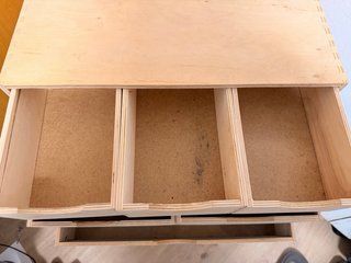 Mini cajonera de madera 6 cajones