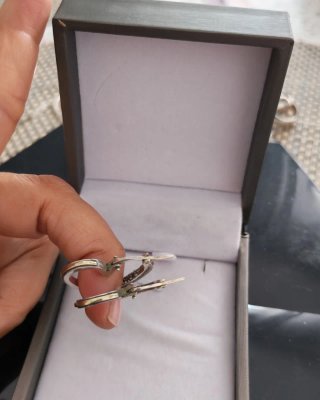 Pendientes Corazón Plata 925 con Circonitas