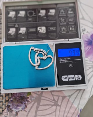 Pendientes Corazón Plata 925 con Circonitas