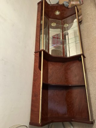 Mueble Bar y Barra de Madera y Cristal