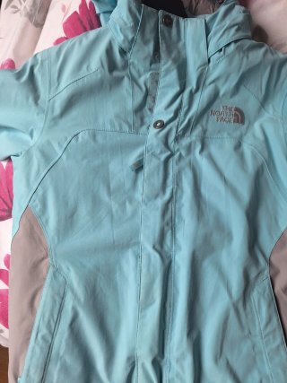 Chaqueta The North Face chica azul/gris