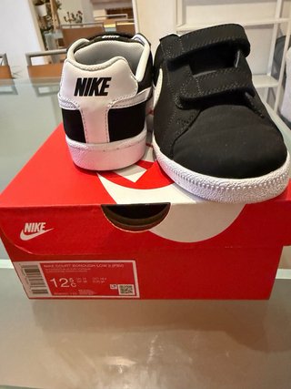 Zapatillas Nike Niño Negro Velcro