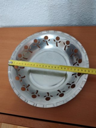 Frutero de metal 26 cm