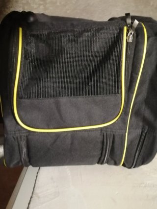 Bolsa de tenis Dunlop negra y amarilla