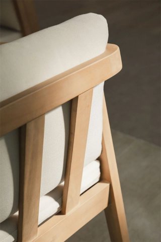 Kaela  Pack 2 Sillas Comedor Madera Acacia Reposab