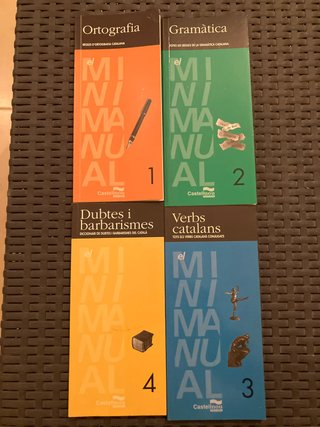 4 libritos básicos para estudio del catalán.