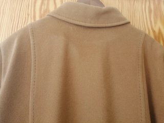 Abrigo lana y cashmere beige