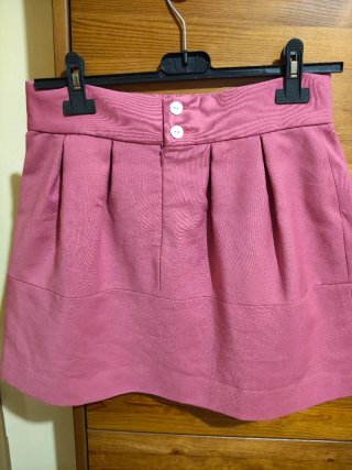 Minifalda Zara fucsia